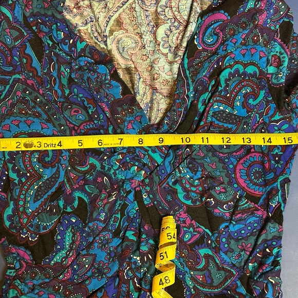 Women’s paisley knotted front top - Picture 6 of 9